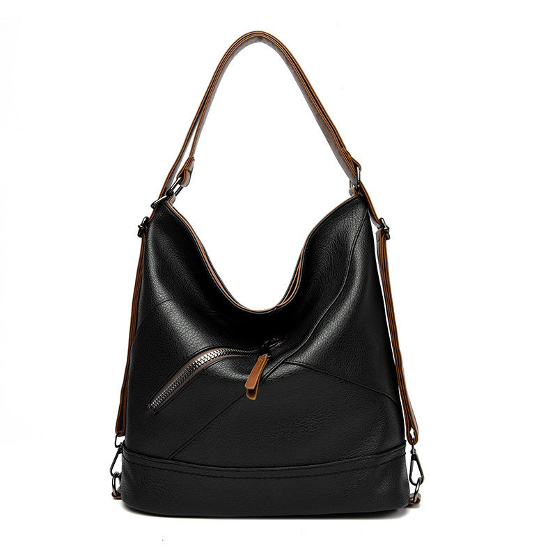 Soft Leather Fashion Shoulder Large Capacity Women's Bag