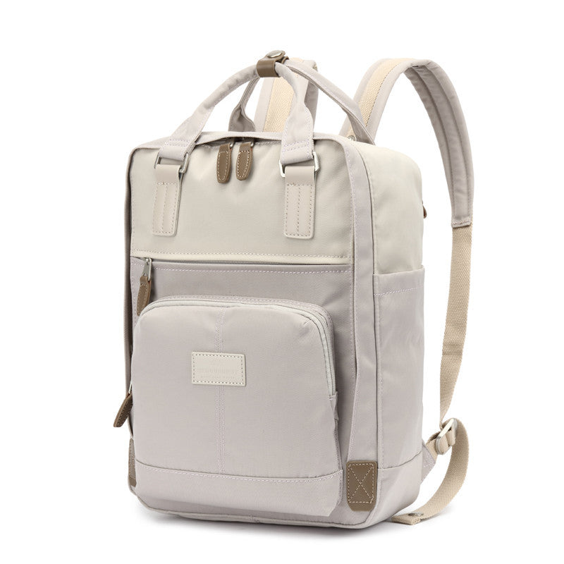 Men's Fashion Contrast Color Laptop Backpack