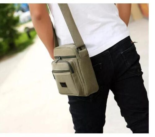 Bolso bandolera para hombre, tipo mensajero, para el hombro, para libros, para la escuela, informal, deportivo, para el trabajo