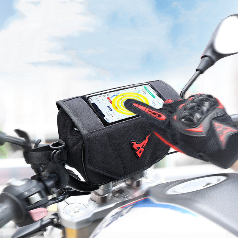 Bolsa de almacenamiento para cabeza de rally de motocicletas, impermeable, multifuncional