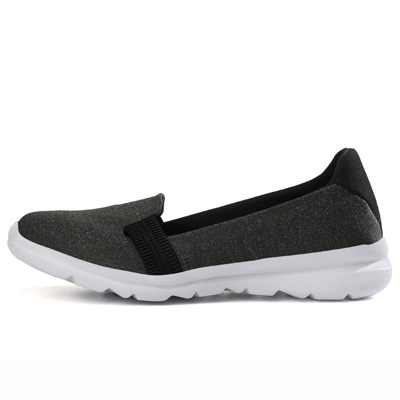 Soft Mesh Shoes Breathable Slip On Lazy Shoes Loafers Women