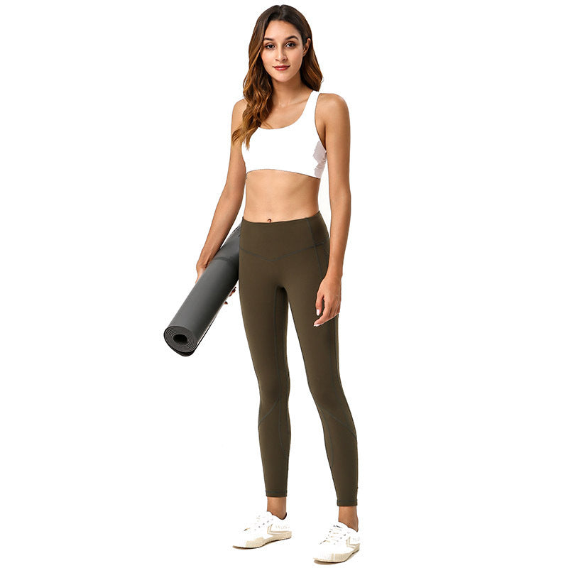 Pantalon de yoga poncé