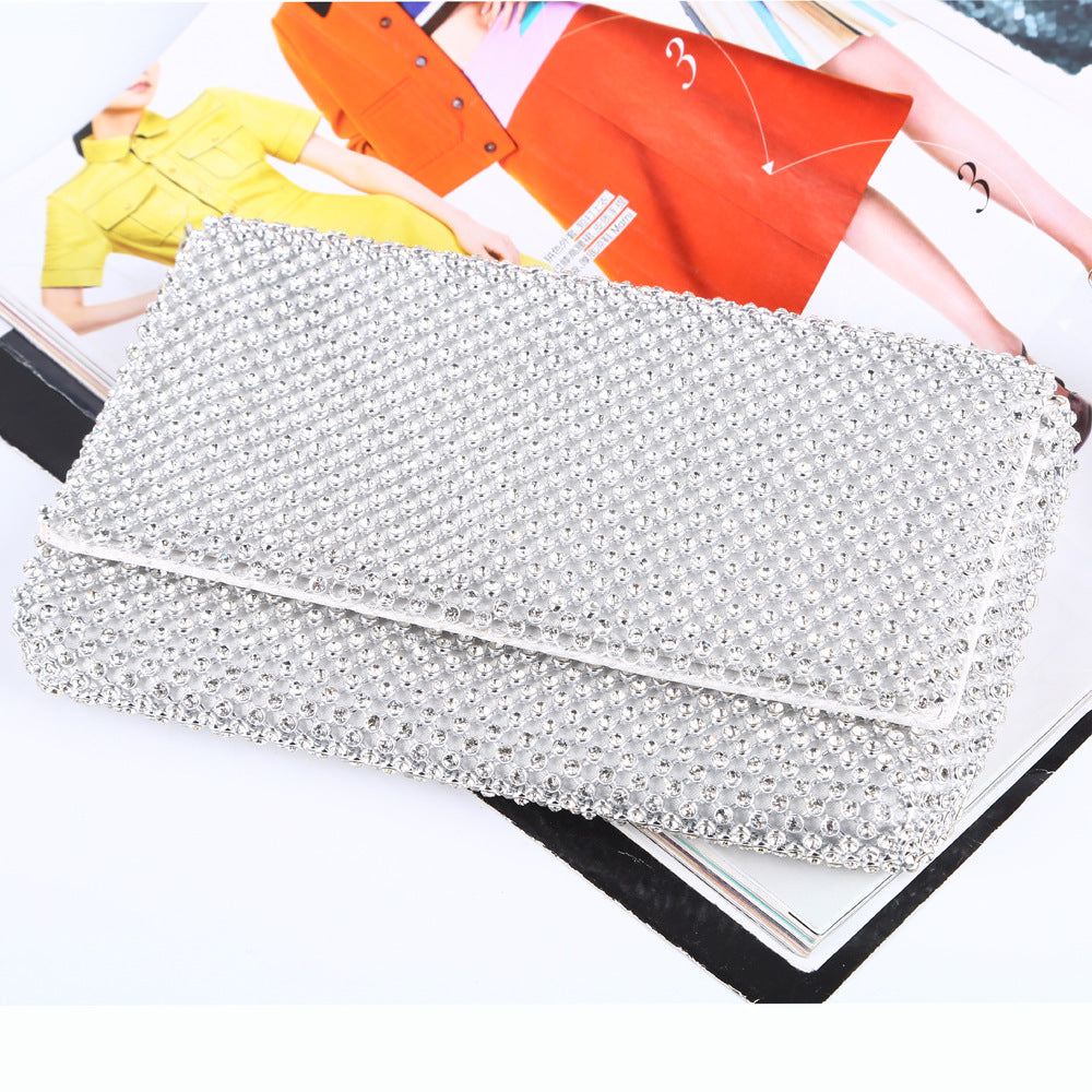 Evening Bag With Diamonds Pure Handmade Quality