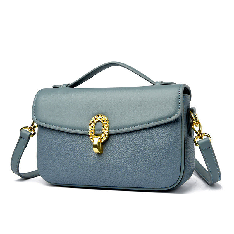 Portable Lock Fashion Simple Shoulder Bag