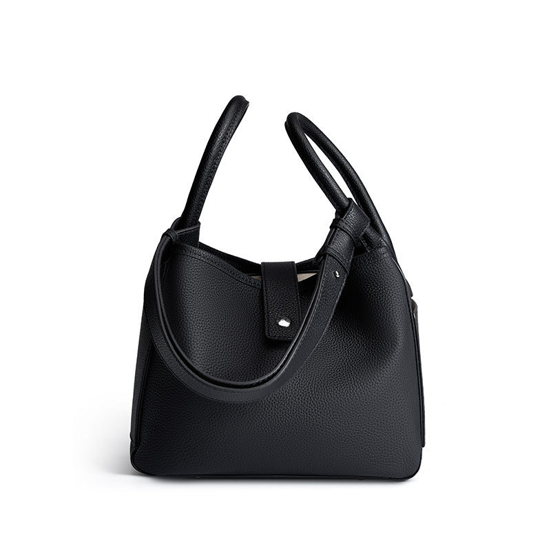 Design Leather Vegetable Basket Women's Bag