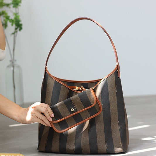 Head Layer Cowhide Commuting Bag For Women