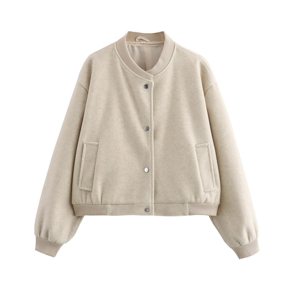 European And American Street Fashion Soft Woolen Jacket Coat