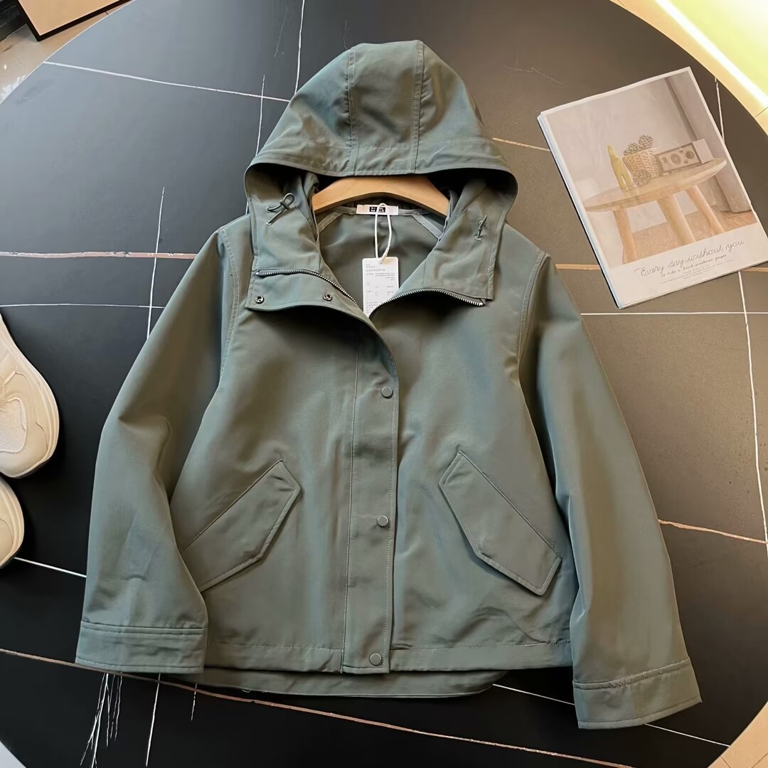 Fashion Personality Female Casual Hooded Jacket