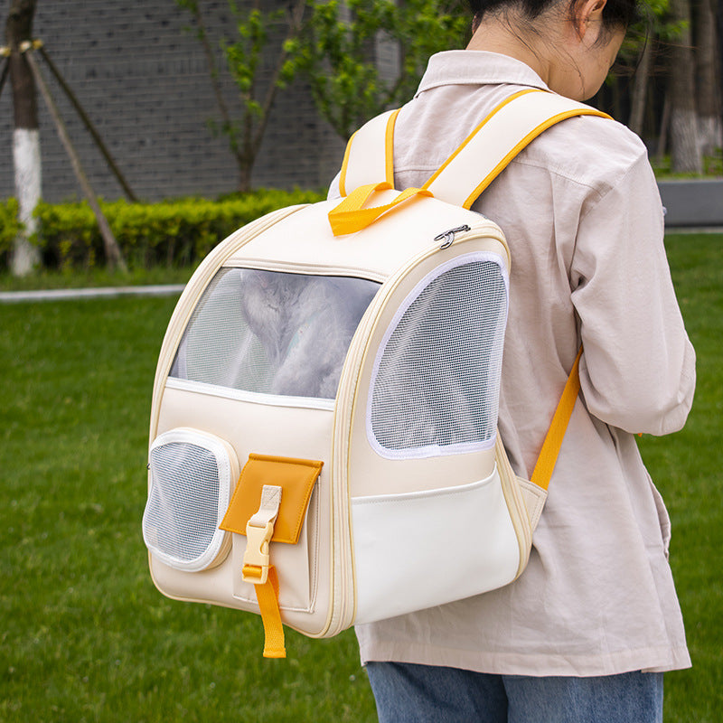 Going Out Portable Breathable Backpack To Carry Cat Bag