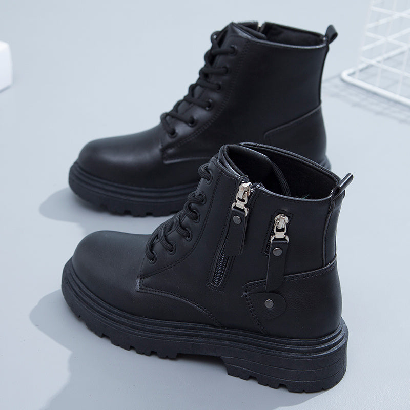 Winter Cotton Shoes New All-match Autumn And Winter Women's Shoes Ankle Boots