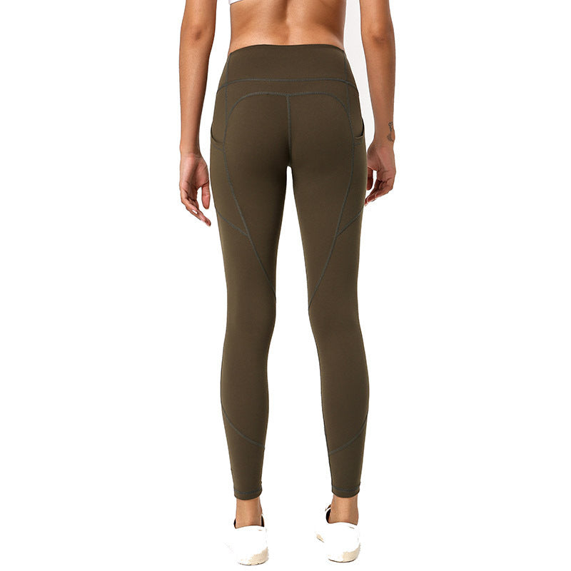 Pantalon de yoga poncé