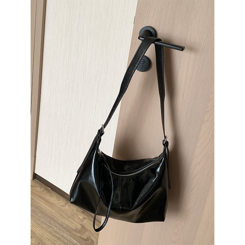 Simple First Layer Cowhide Bag Women