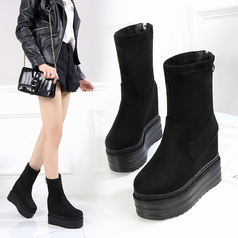 All-matching Korean Martin Boots Women's Platform