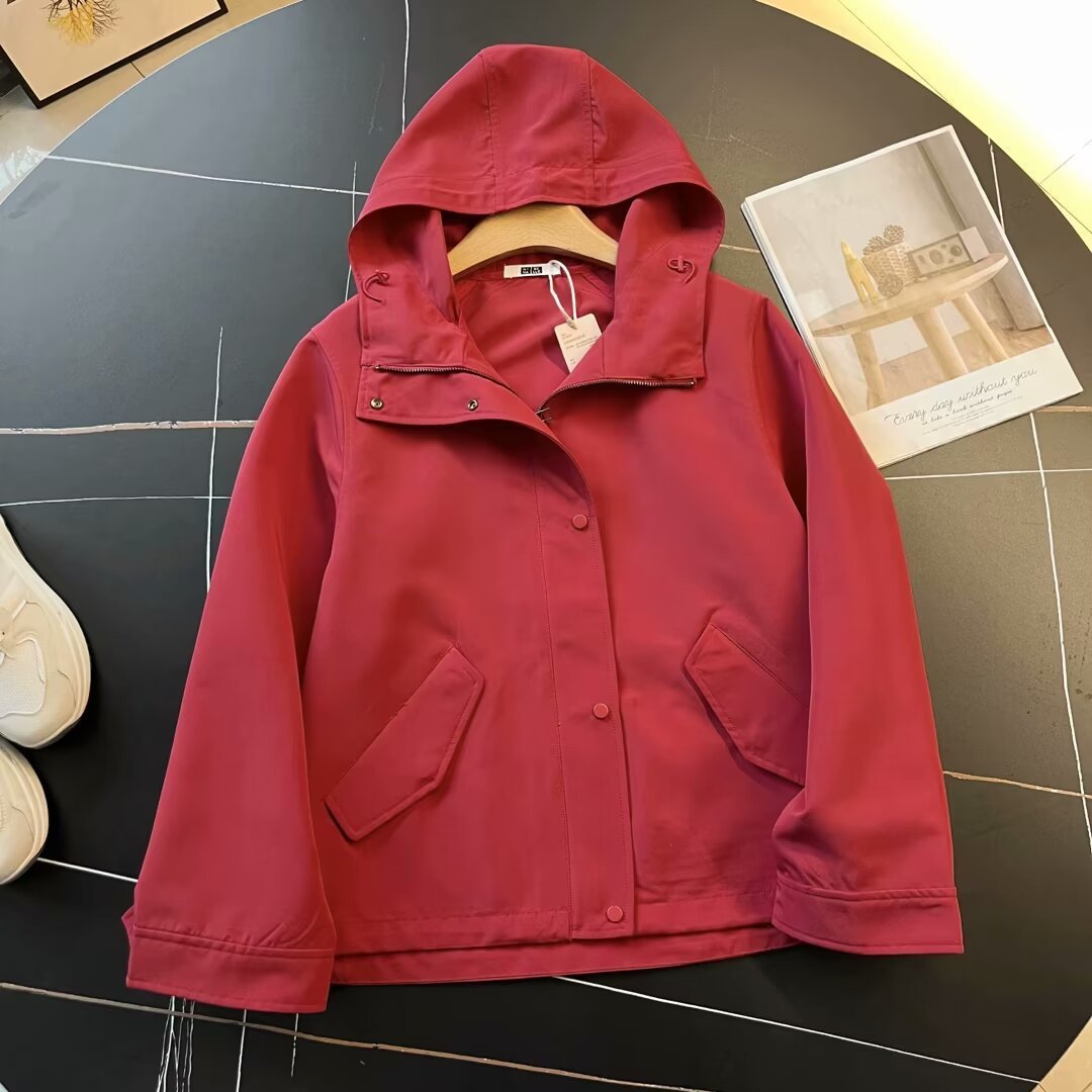 Fashion Personality Female Casual Hooded Jacket