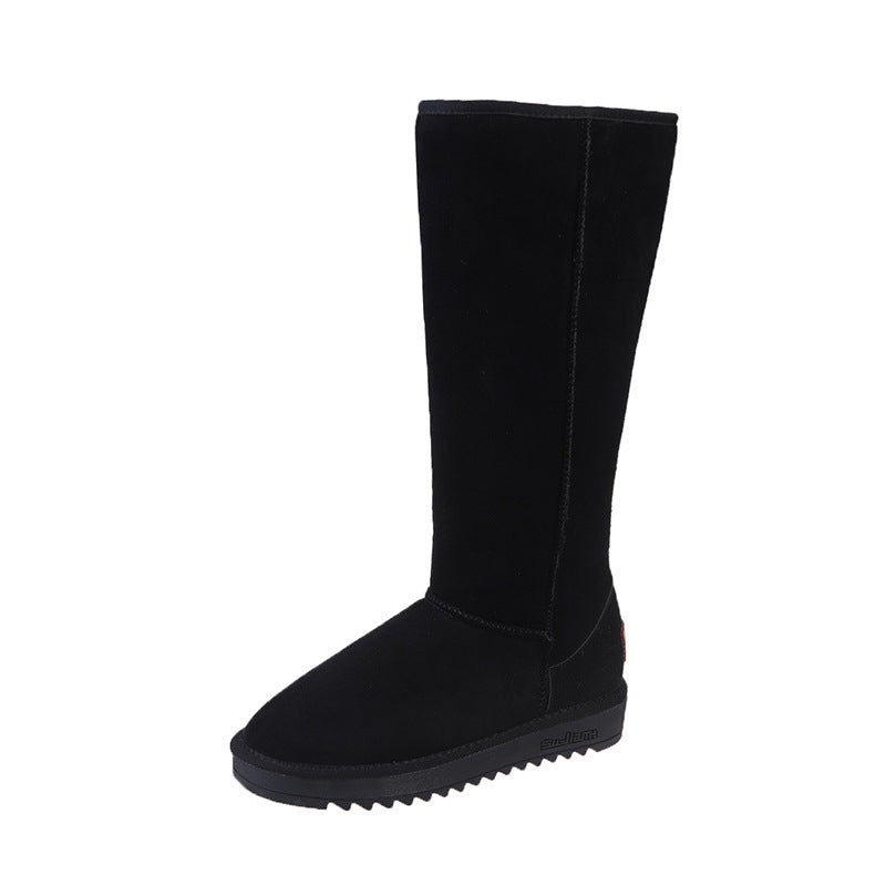 Women's Fashion Simple Thickened Snow Cotton Thigh-high Boots