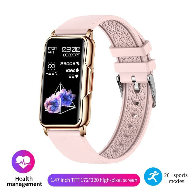 Bracelet de sport intelligent d'extérieur Montre de surveillance de la santé multifonctionnelle pour femmes