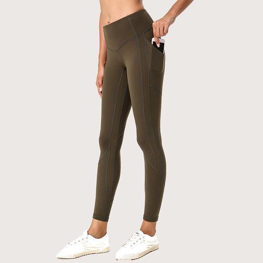 Pantalon de yoga poncé