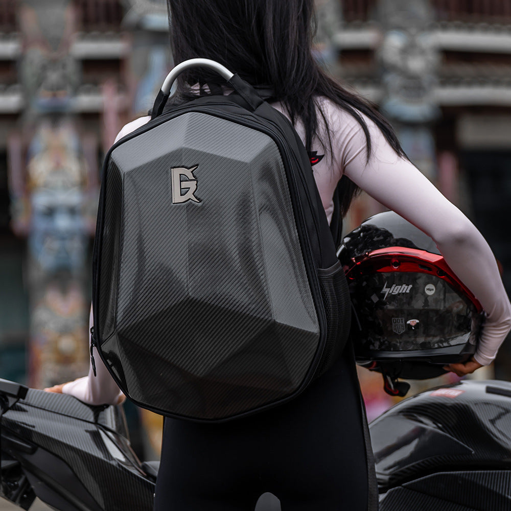 Motorcycle Fashion Simple Riding Backpack Rainproof