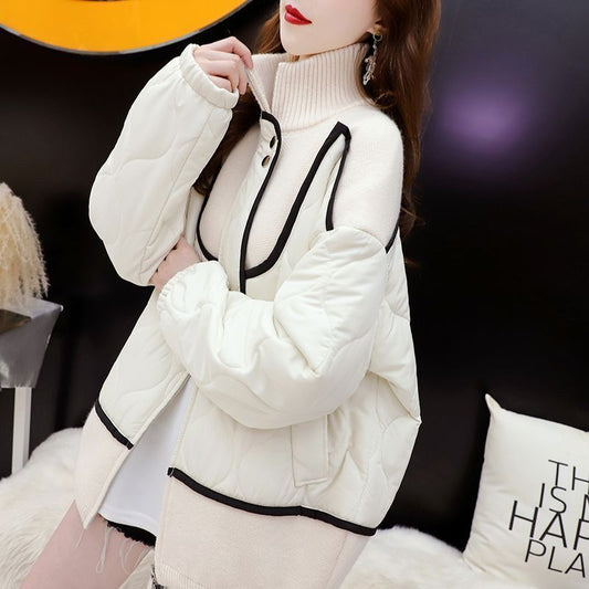 Plus Size Design Sense Thickened Zipper Coat