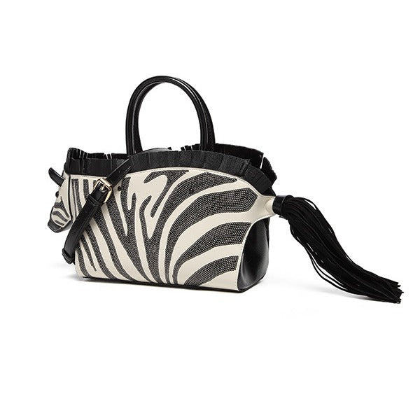 Zebra Personalized Style Shoulder Messenger Bag