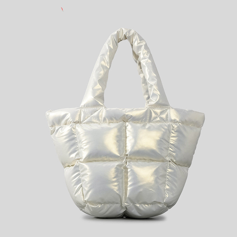 Soft Down Bag For Women Fashionable And Minimalist