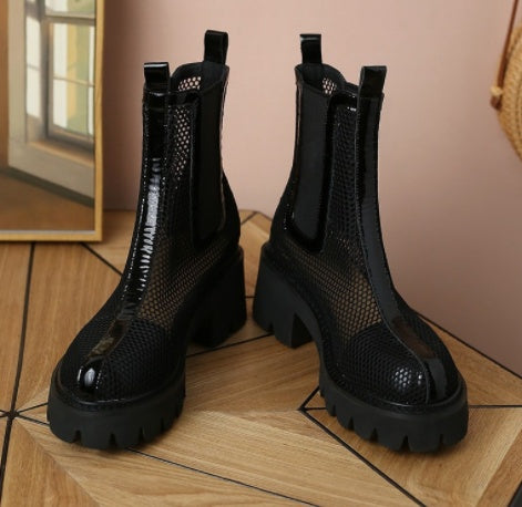 Mesh Breathable Hollow Fashion Boots