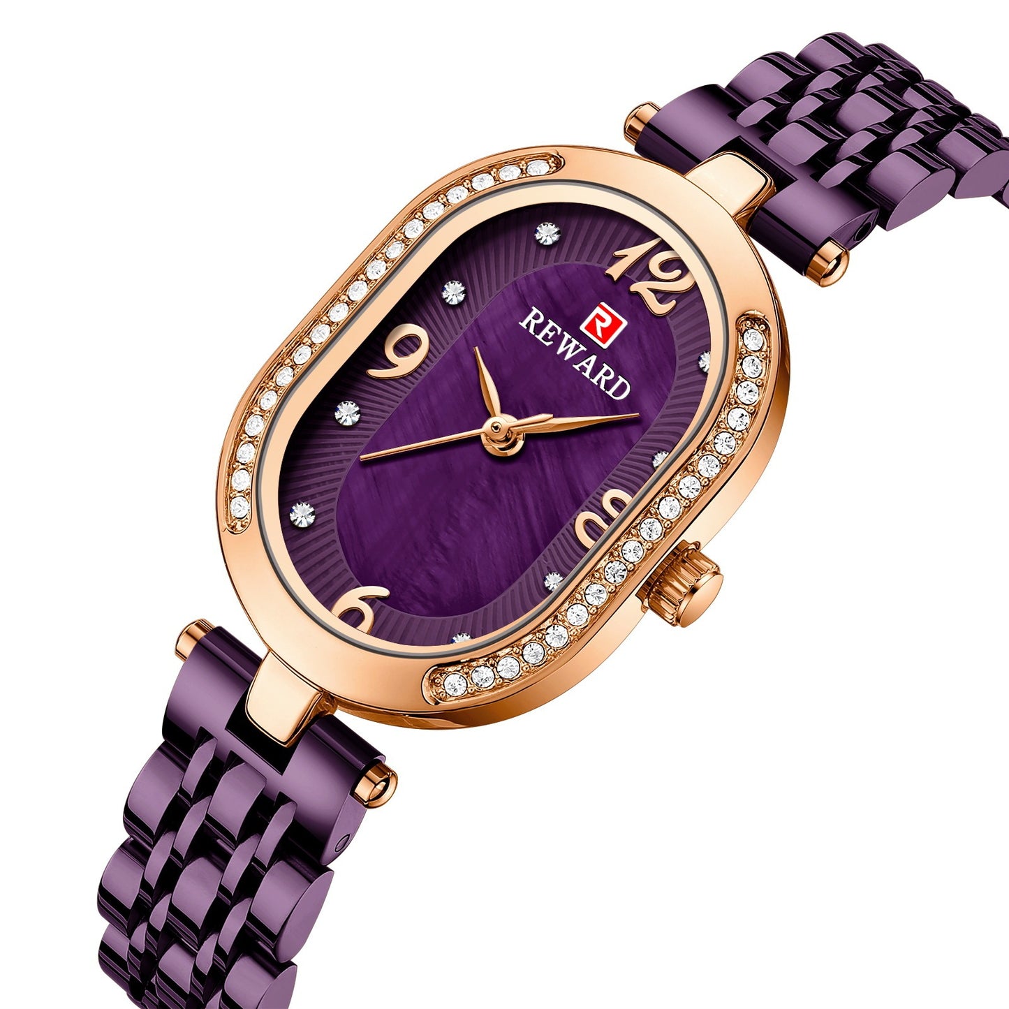 Elegant Lady Watch With Diamonds