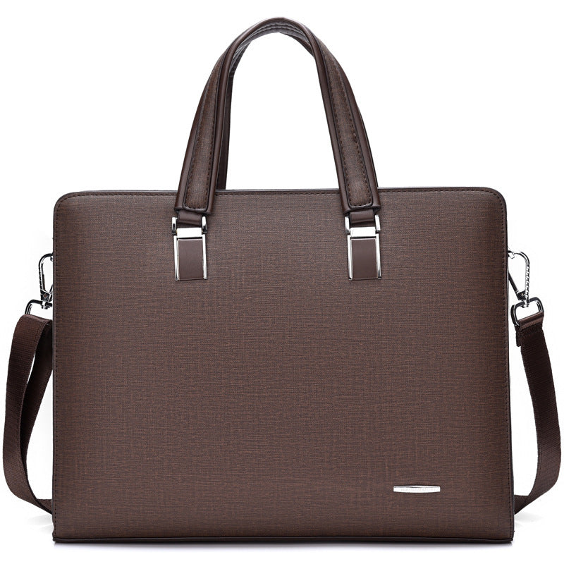 New Men's Business Briefcase One Shoulder Messenger