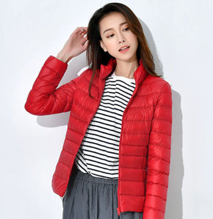 Lightweight Thickened Thermal Slim Fit Korean Style White Duck Down Fashionable Jacket