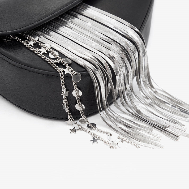 Unique Design Tassel Bag Personality Fashion Crossbody