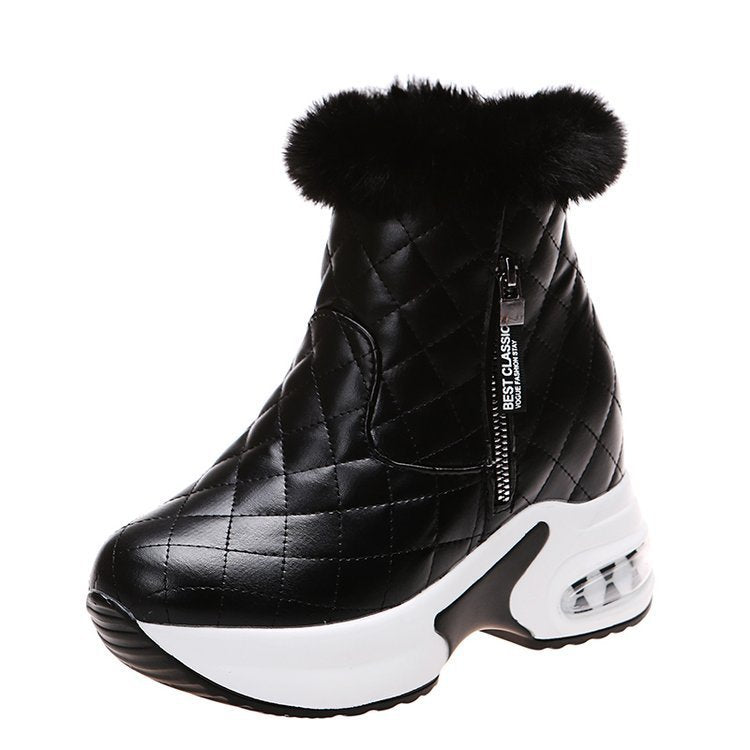 Snow Boots Platform Plush Short Tube Velvet Warm Leisure Cotton Boots