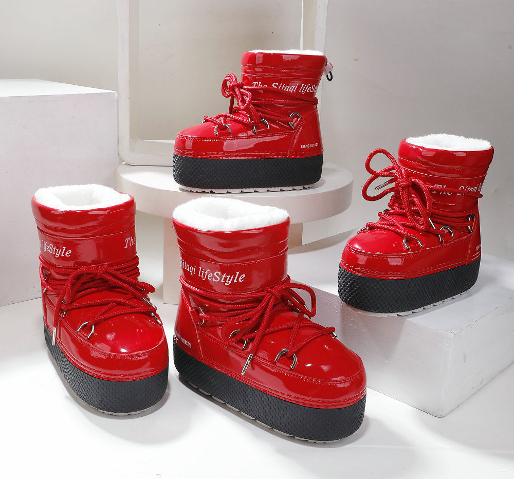 Parent-child Platform Space Boots Moon Boots Sleeve