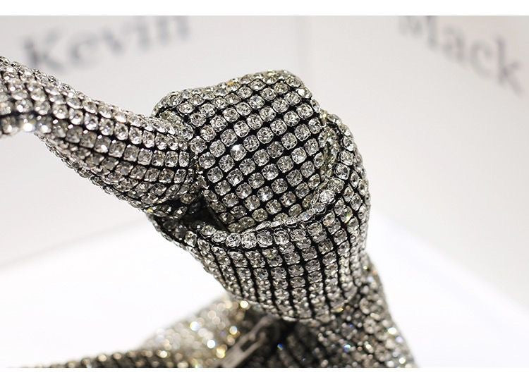 Fashion Diamond Rhinestone Chain Bag