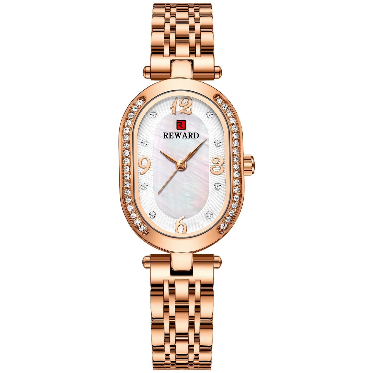 Montre élégante pour femme avec diamants