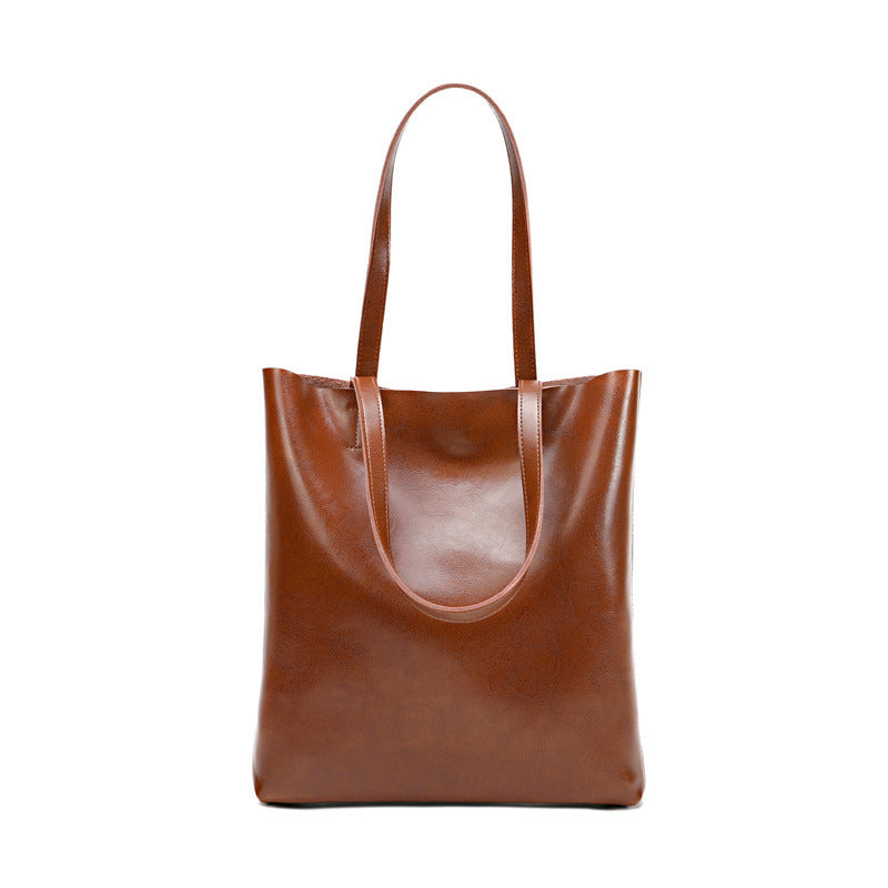 Women's Cow Leather Bag Stylish And Simple