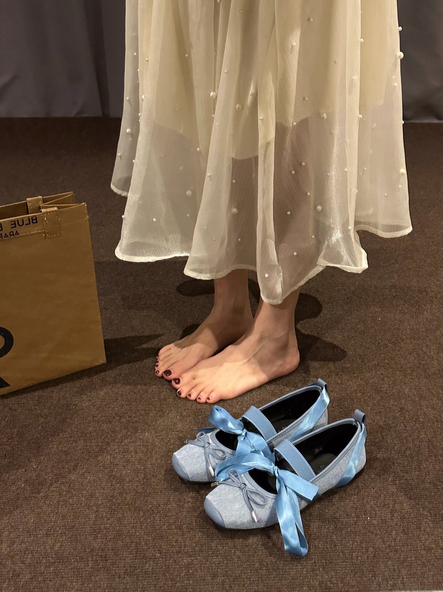 This Pair Of Blue Ballet Shoes