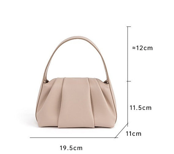 Women's Pleated Cloud Handbag