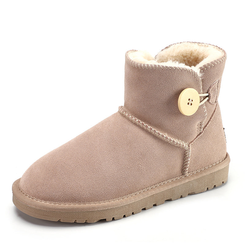 Winter Non-slip Bread Low Top Flat Cotton Shoes