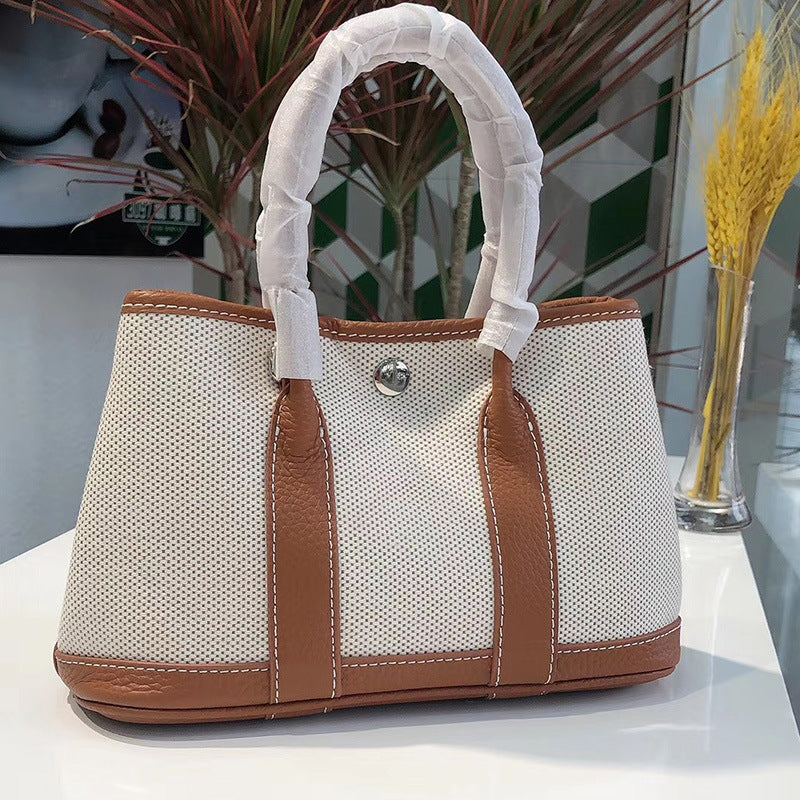 2020 nuevo bolso de mujer, bolso bandolera, bolso de lona versátil, bolso de compras portátil, bolso tipo cubo