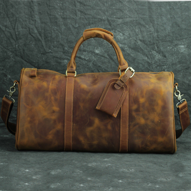 Men's Vintage Crossbody Tote Travel Bag