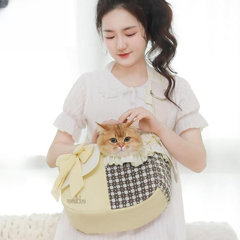 Outdoor Fashion Breathable And Simple Crossbody Cat Bag