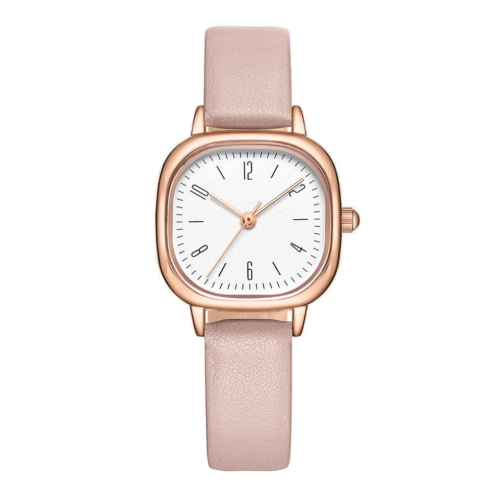 Elegant Quartz Simple Fashion Square Women's Watch