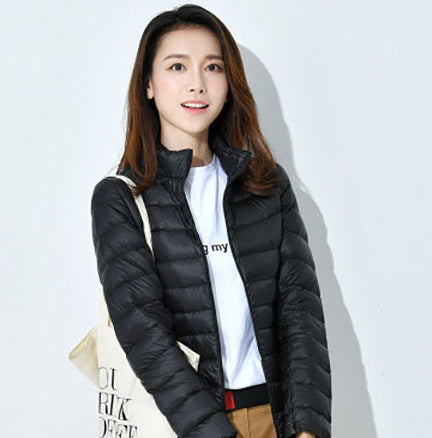 Lightweight Thickened Thermal Slim Fit Korean Style White Duck Down Fashionable Jacket