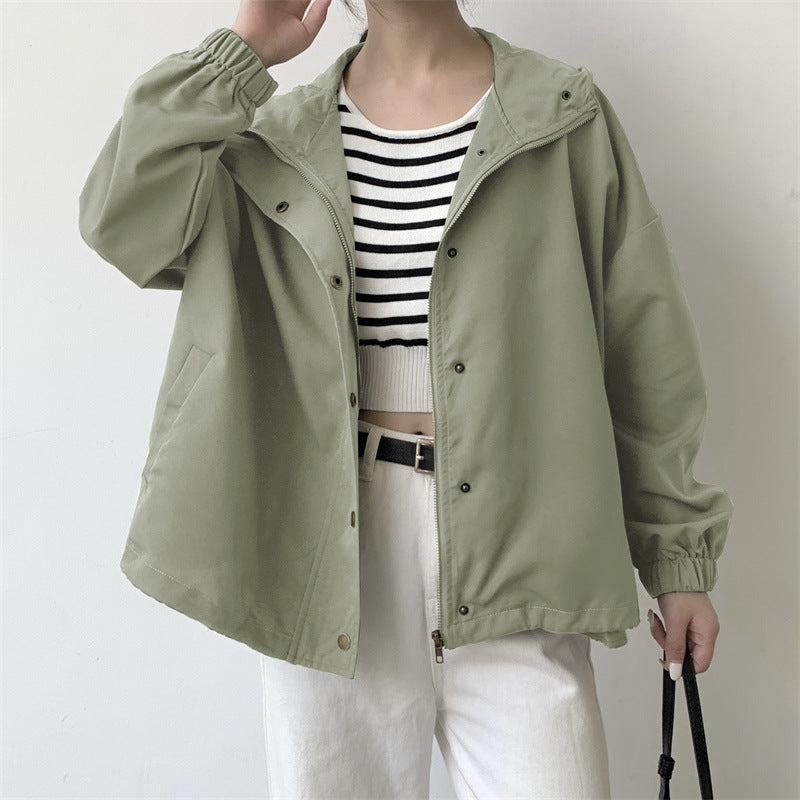 Special-interest Design Loose-fitting Short Coat Women's Casual