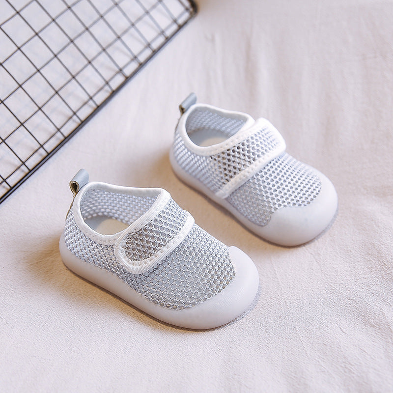 Baby Toddler Shoes Women's Soft Bottom Breathable Mesh