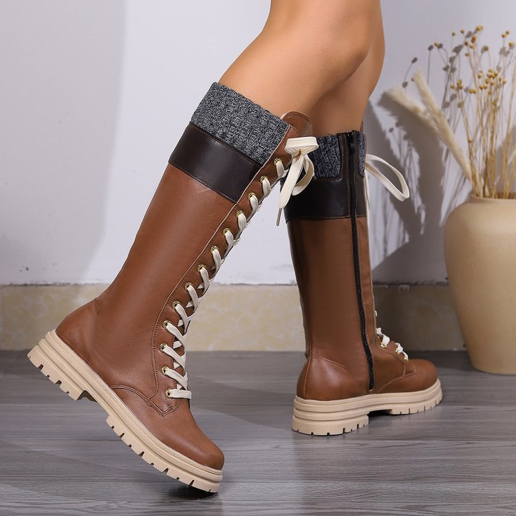 Female Plus Size Slimming High Boots