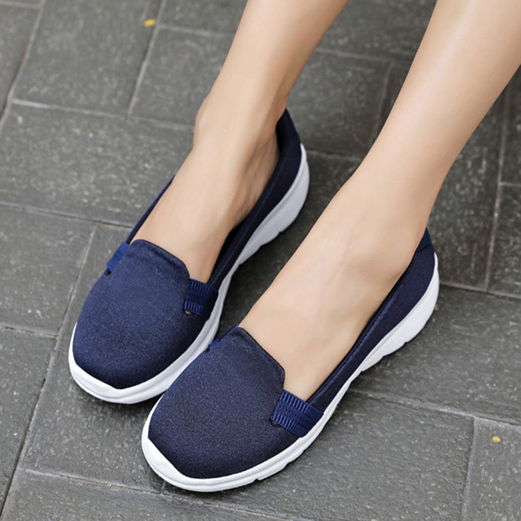 Soft Mesh Shoes Breathable Slip On Lazy Shoes Loafers Women