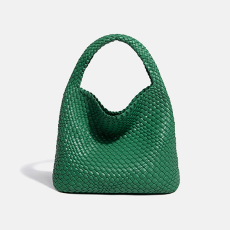 Hand-woven Bucket Soft Leather High-end Women's Bag