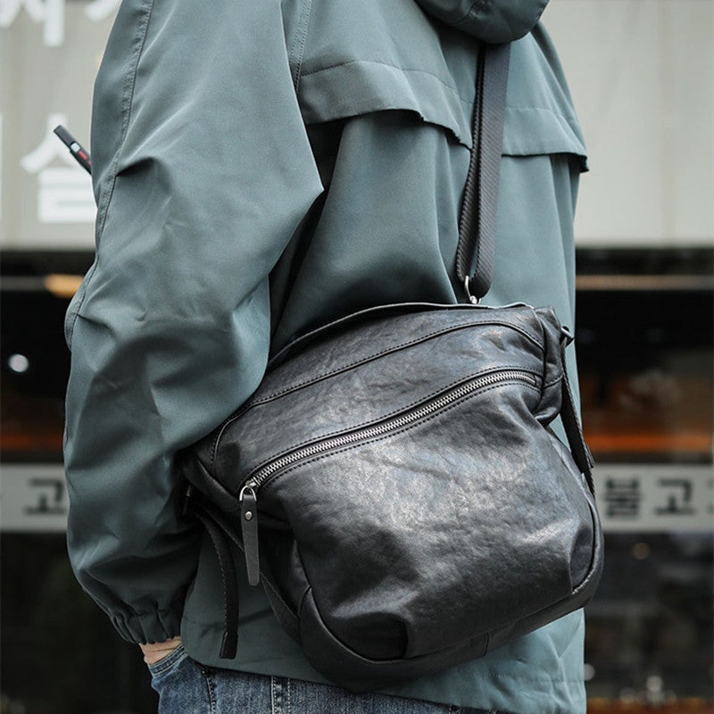 Men's Single-shoulder Slant-span Backpack Niche Design