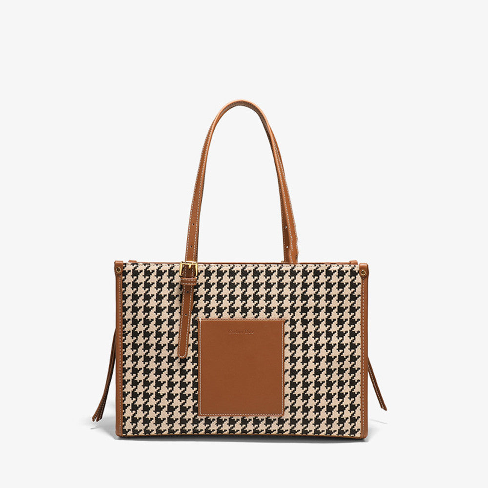 Niche Design Houndstooth Shoulder Bag